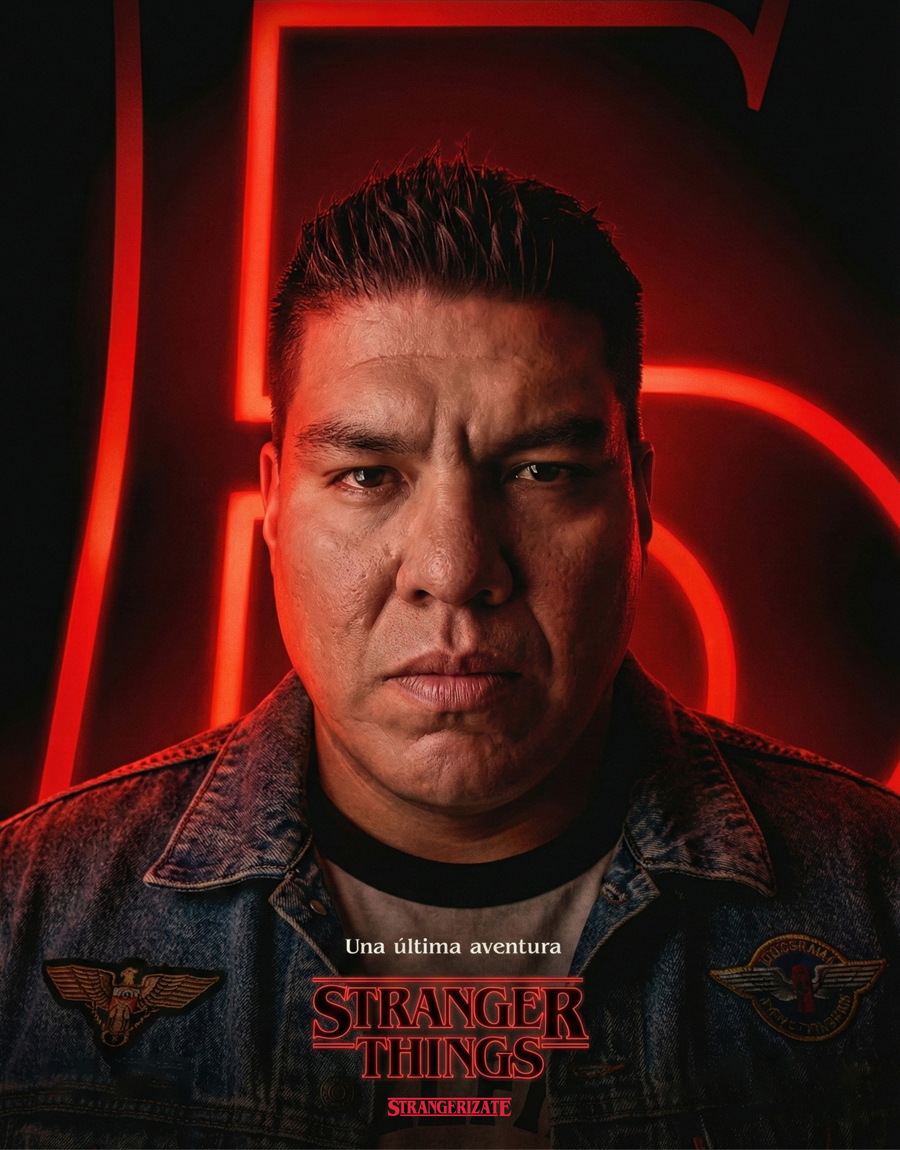 Ejemplo de póster personalizado Strangerízate